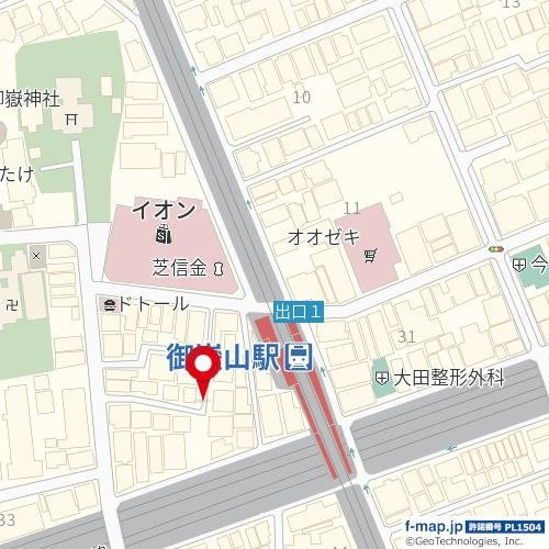 フェリデンシア御嶽山の地図