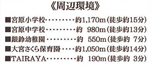 【周辺】 | さいたま市北区吉野町２