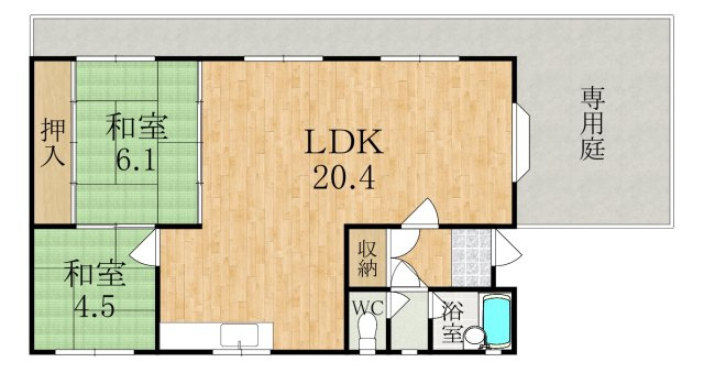 左京３丁目戸建の間取り
