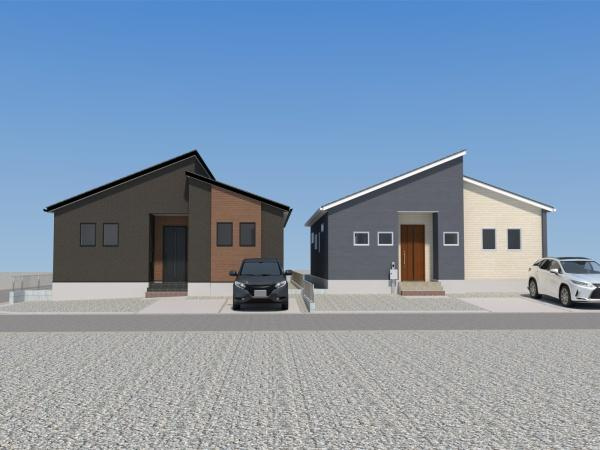 大在北3丁目2期2号棟の完成予想図|※外観はイメージです。現況と異なる場合は現況を優先させていただきます。