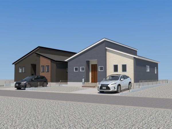 大在北3丁目2期2号棟の完成予想図|※外観はイメージです。現況と異なる場合は現況を優先させていただきます。