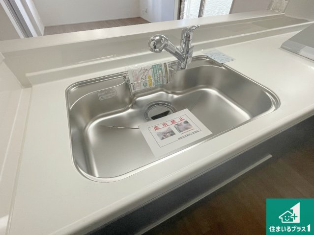 神戸市垂水区青山台　新築一戸建ての設備|広々としたシンクで食器洗いも楽々！