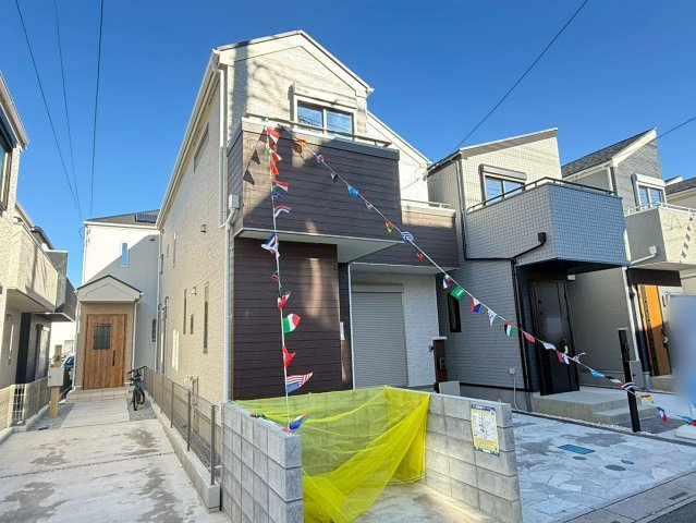 川口市芝宮根町　新築一戸建て　E号棟の外観|外観もきれいです