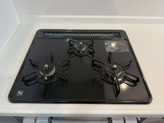 川口市芝宮根町　新築一戸建て　E号棟のキッチン|コンパクトなキッチンで掃除もラクラク