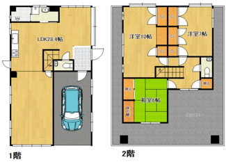 【間取り】 | 鳥堀4丁目戸建