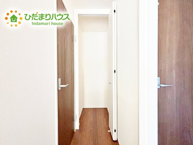 【収納】 | 第1石岡市下林　新築戸建 | 家族みんなで共同で使える便利な廊下収納！