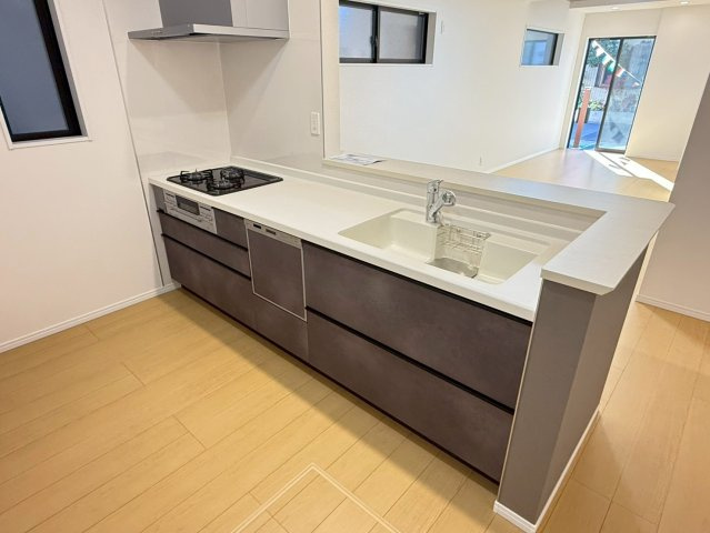 川口市芝宮根町　新築一戸建て　F号棟のキッチン|キッチンです
