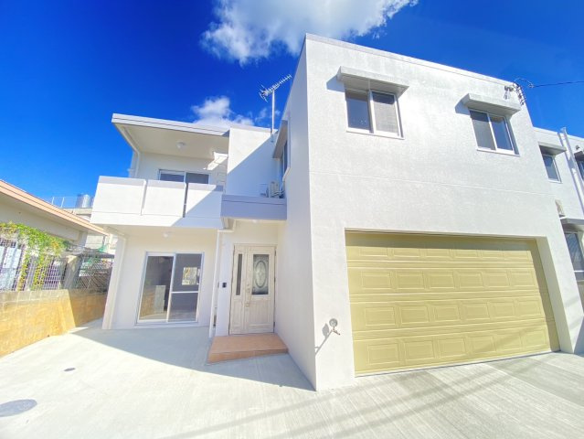 読谷村高志保　外国人住宅の外観パース