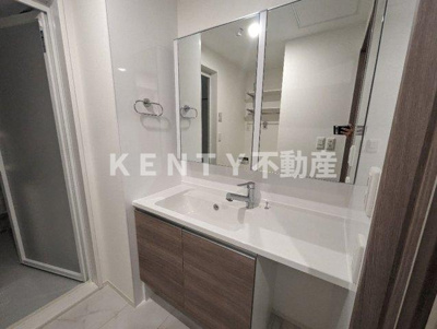 【独立洗面台】 | skye池上 | 独立洗面台で身支度をすべて済ませてしまいましょう