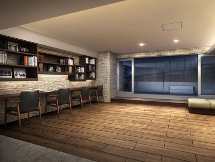 クレヴィア小石川後楽園のロビー