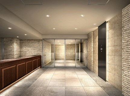 クレヴィア小石川後楽園のロビー