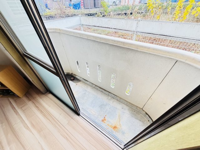 シャルム21のバルコニー