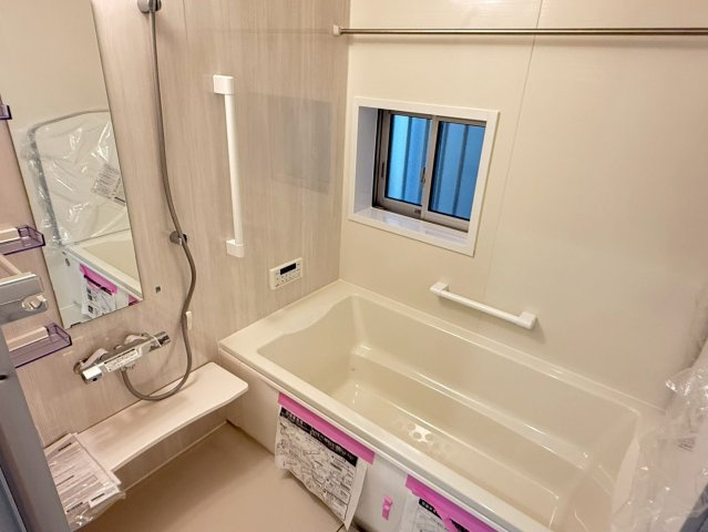 川口市芝宮根町　新築一戸建て　G号棟の浴室|お風呂です