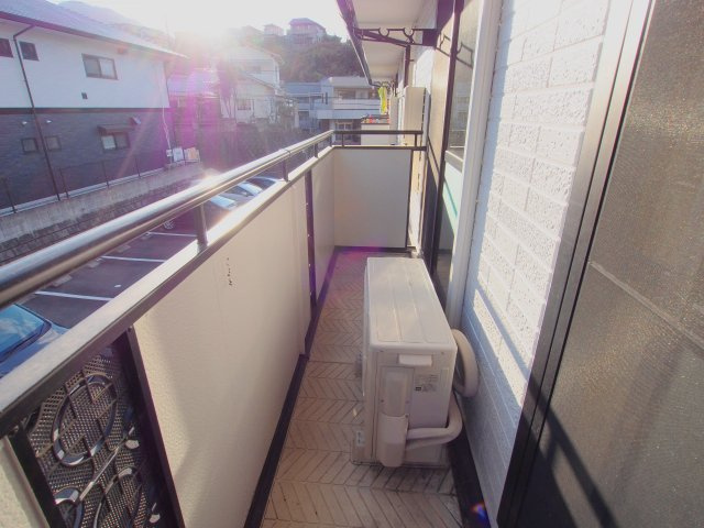 セジュール中相田　II棟のバルコニー
