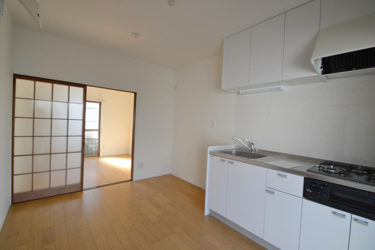 広島市西区観音町の一戸建ての居間・リビング