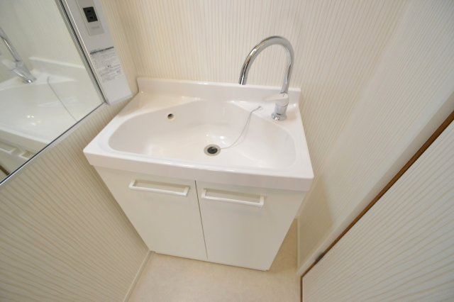 広島市西区観音町の一戸建ての洗面所