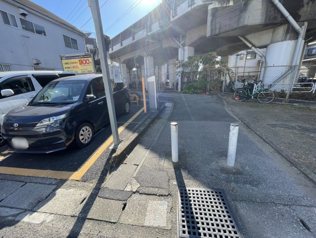 大野町３丁目　土地の前面道路含む現地写真