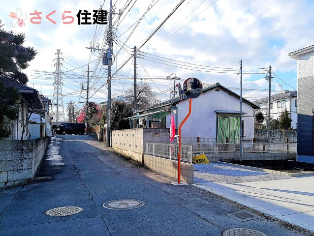 リーブルガーデン宇都宮鶴田町第23の前面道路含む現地写真|駐車場は最大3台駐車が可能です◎