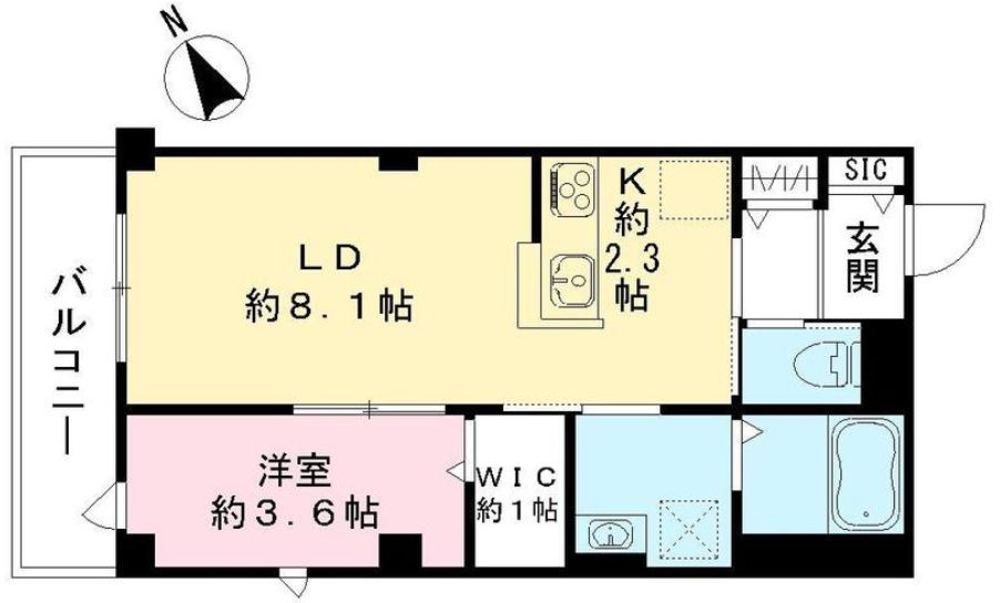 seastar北町の間取り