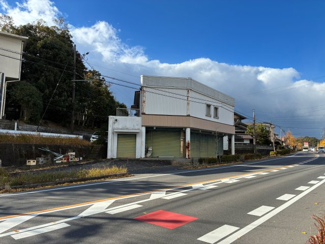 知多郡阿久比町大字植大字柿崎　店舗の前面道路含む現地写真