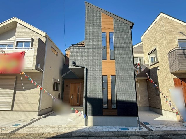 川口市芝宮根町　新築一戸建て　K号棟の外観|外観は落ち着いています