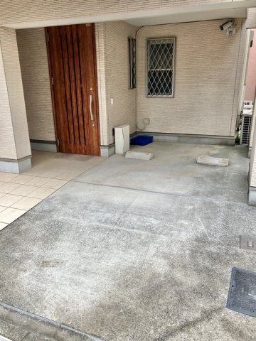 西蒲田戸建の駐車場