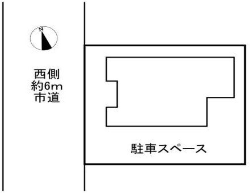 流山市東深井　中古戸建　平成16年築の区画図