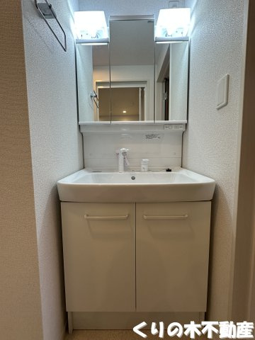 【洗面所】 | ヒナタ・アサヒノⅠ | 使いやすい洗面所です