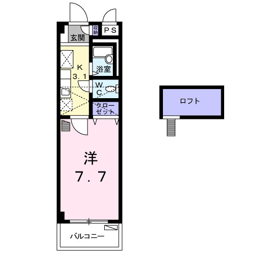 サンハイムの間取り