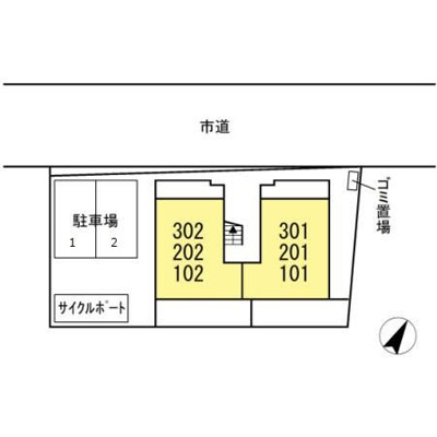 【区画図】 | D-room本荘