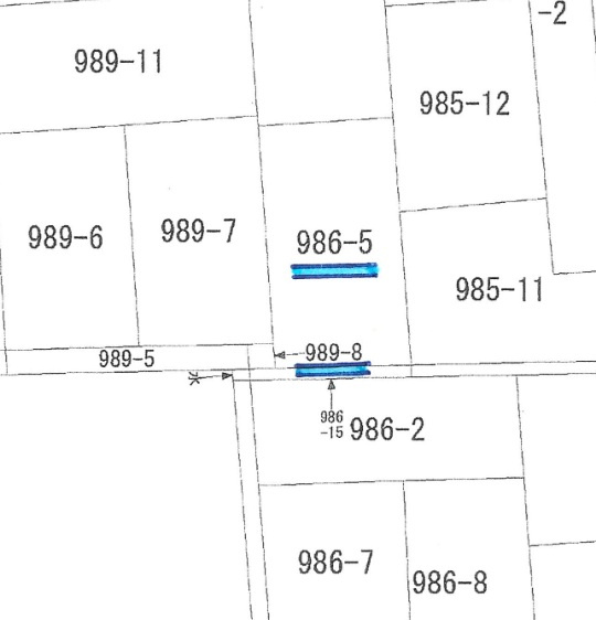 梶栗町2丁目 土地の土地図