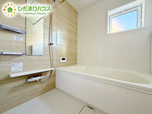 【浴室】 | 水戸市姫子1丁目　新築戸建 | 大人が足を伸ばしても十分な広さ！一人でゆっくりくつろぐ時間も大切です！