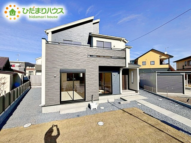 【外観】 | 水戸市姫子1丁目　新築戸建 | 南向きで日当たり良好(^^♪