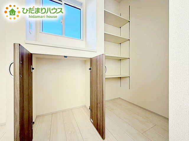 【収納】 | 水戸市姫子1丁目　新築戸建 | 備え付け収納で、スッキリお片付け！