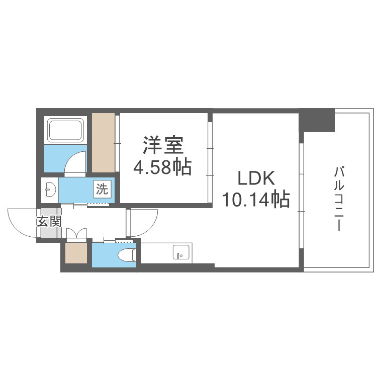 プレジオ阿波座の間取り