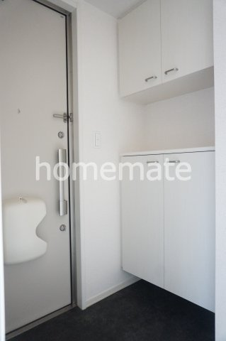 熊本市中央区本荘２丁目のアパートの玄関