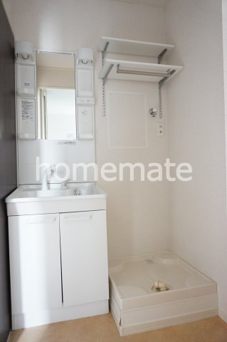 熊本市中央区本荘２丁目のアパートの洗面所