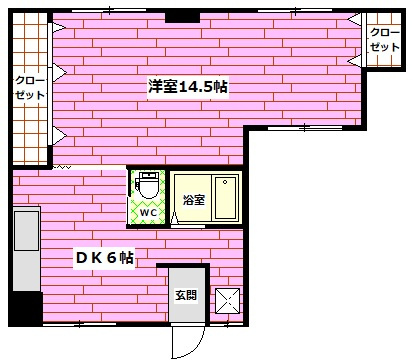 中田ビルの間取り