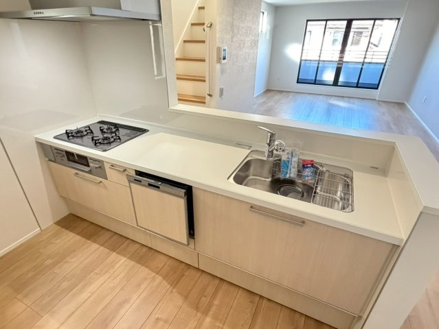 川口市八幡木7期　新築一戸建て　1号棟のキッチン|使いやすいキッチンです