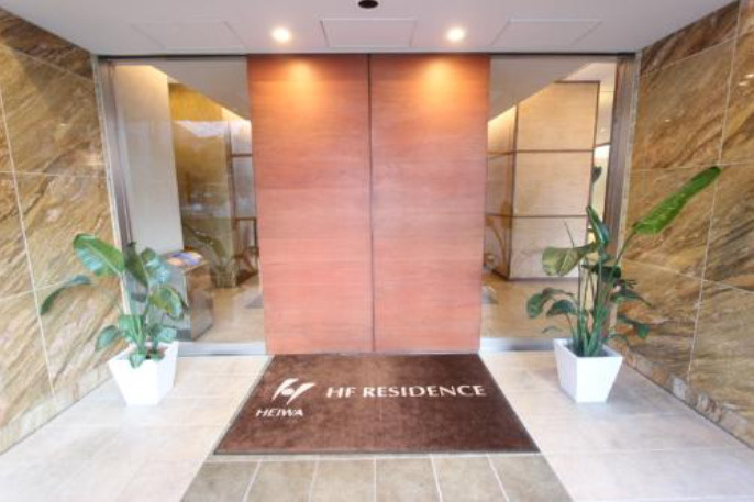 HF駒沢公園レジデンスTOWER　駅近　礼金0　オール電化　高層階のエントランス