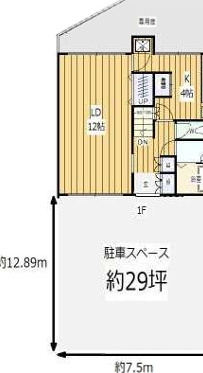 大阪市福島区大開３丁目　店舗事務所の間取り