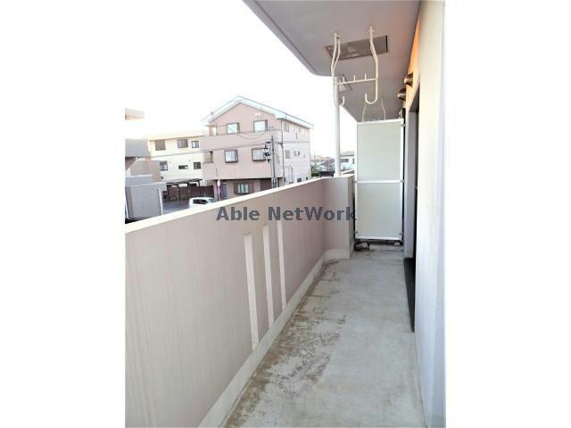 レスポワールA棟のバルコニー|ベランダ