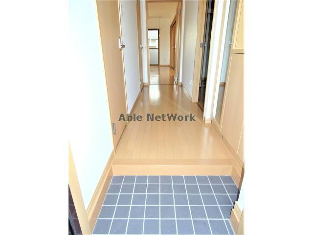 レスポワールA棟の玄関|玄関内