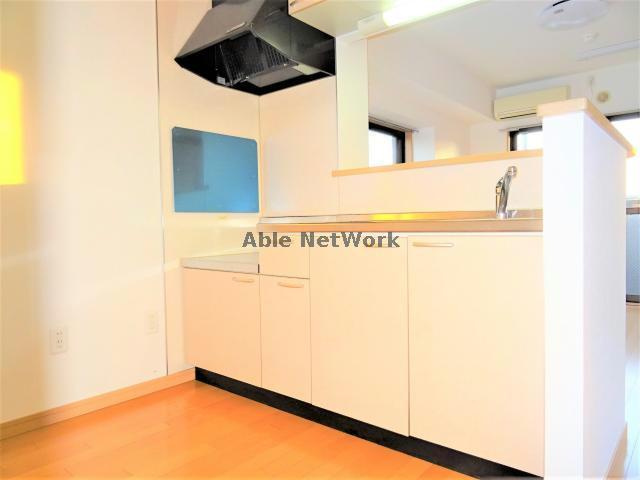 レスポワールA棟のキッチン|対面式キッチン