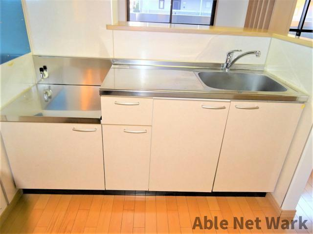 レスポワールA棟のキッチン