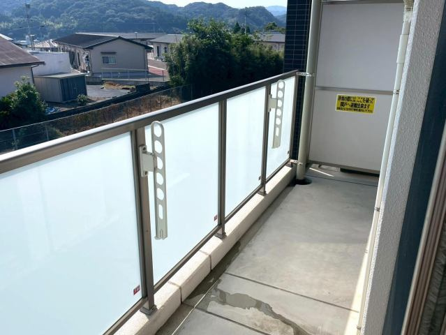 サンライズ富高　東のバルコニー