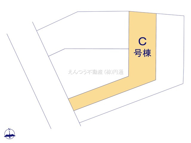 ハートフルタウン旭前町2期の区画図
