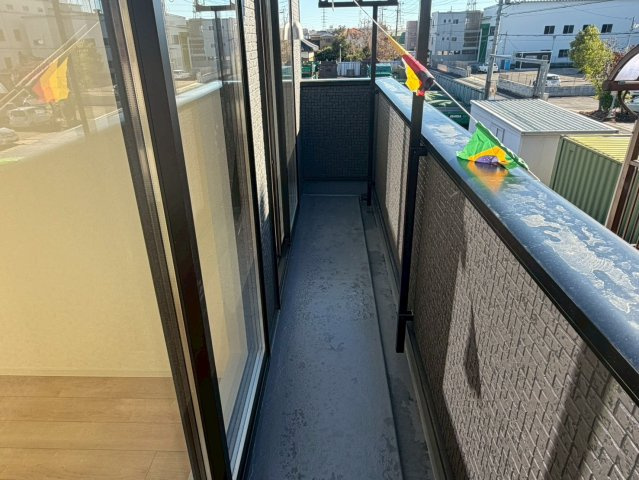 川口市八幡木第５　新築一戸建て　1号棟のバルコニー|バルコニーがあります