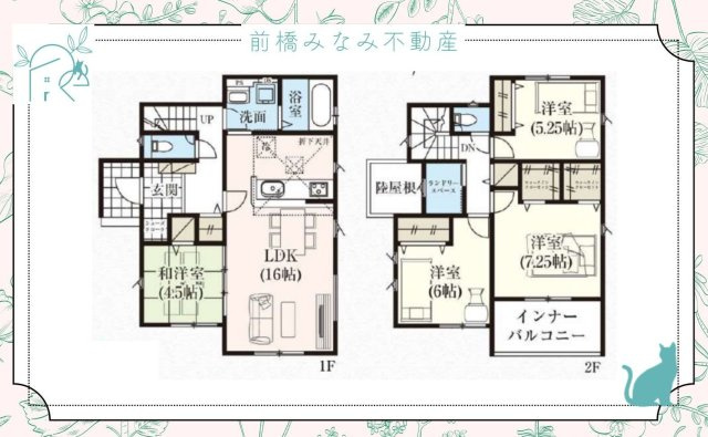 【新築】高崎市上中居町3期　３号棟(全３棟)　グラファーレ　新築建売分譲の間取り