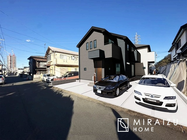 【外観】 | ※イメージです　青く澄み渡った綺麗な空と、陽の光をたっぷりと受ける、そんな新築住宅で新生活をスタートしてみませんか？見学・ご相談等、ミライズホーム(株)までお気軽にご連絡下さい。